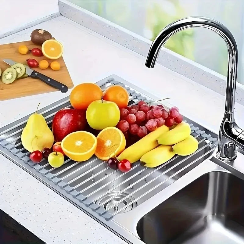 Stainless Steel Fruit & Vegetable Dish Drainer